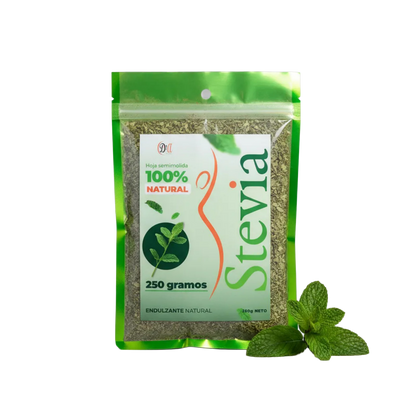 Hoja de Stevia semimolida, 100% Endulzante natural
