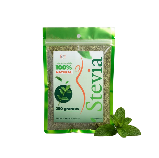 Hoja de Stevia semimolida, 100% Endulzante natural