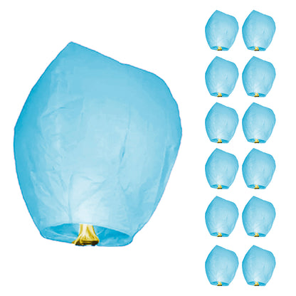 Globos de cantoya con cera, globo del deseo para fiestas 12 piezas