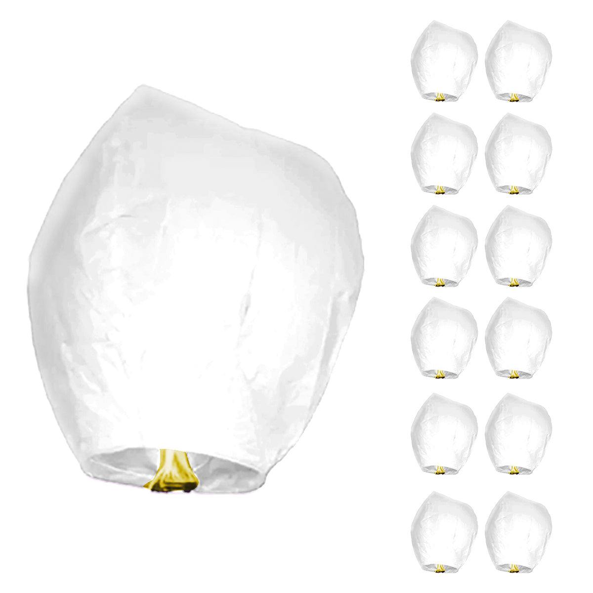 Globos de cantoya con cera, globo del deseo para fiestas 12 piezas