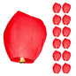 Globos de cantoya con cera, globo del deseo para fiestas 12 piezas