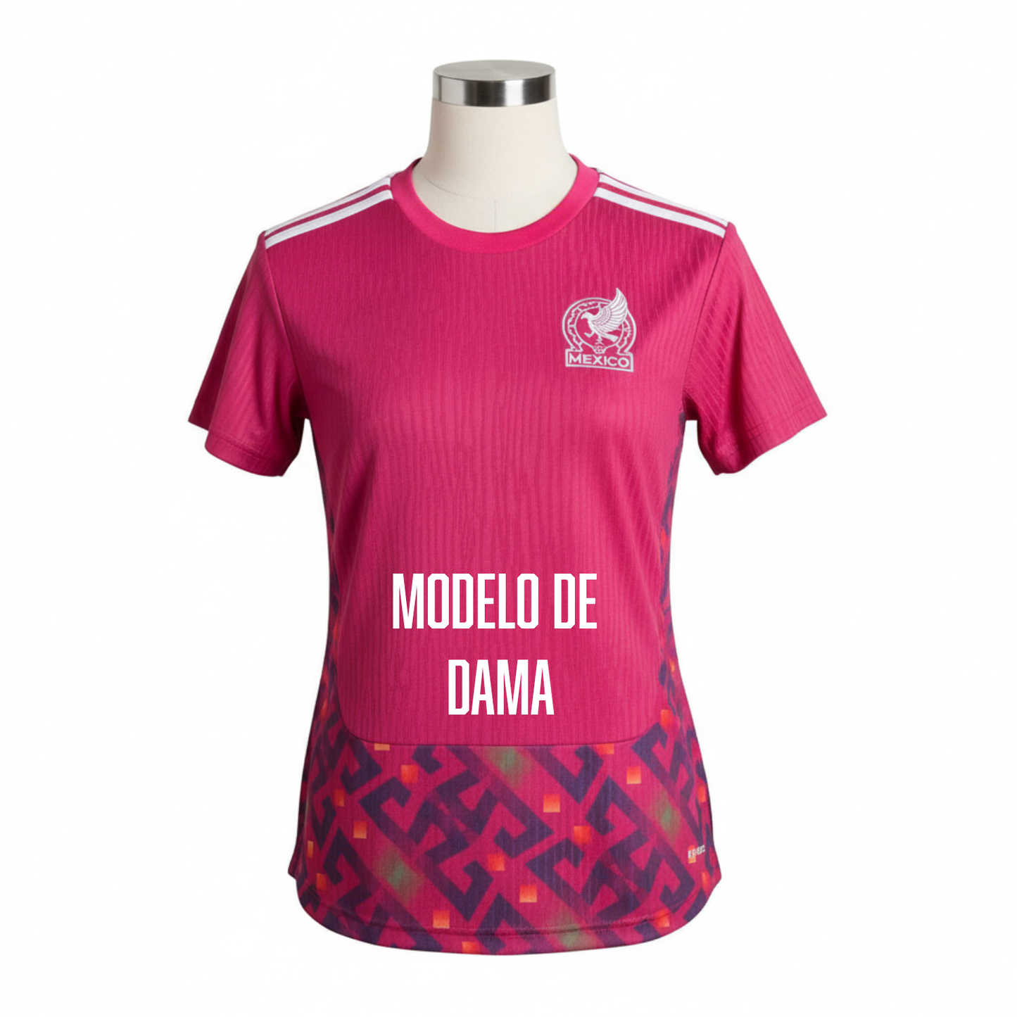 Playera Mujer Selección Mexicana 2026 Rosa Fushia