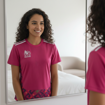 Playera Mujer Selección Mexicana 2026 Rosa Fushia